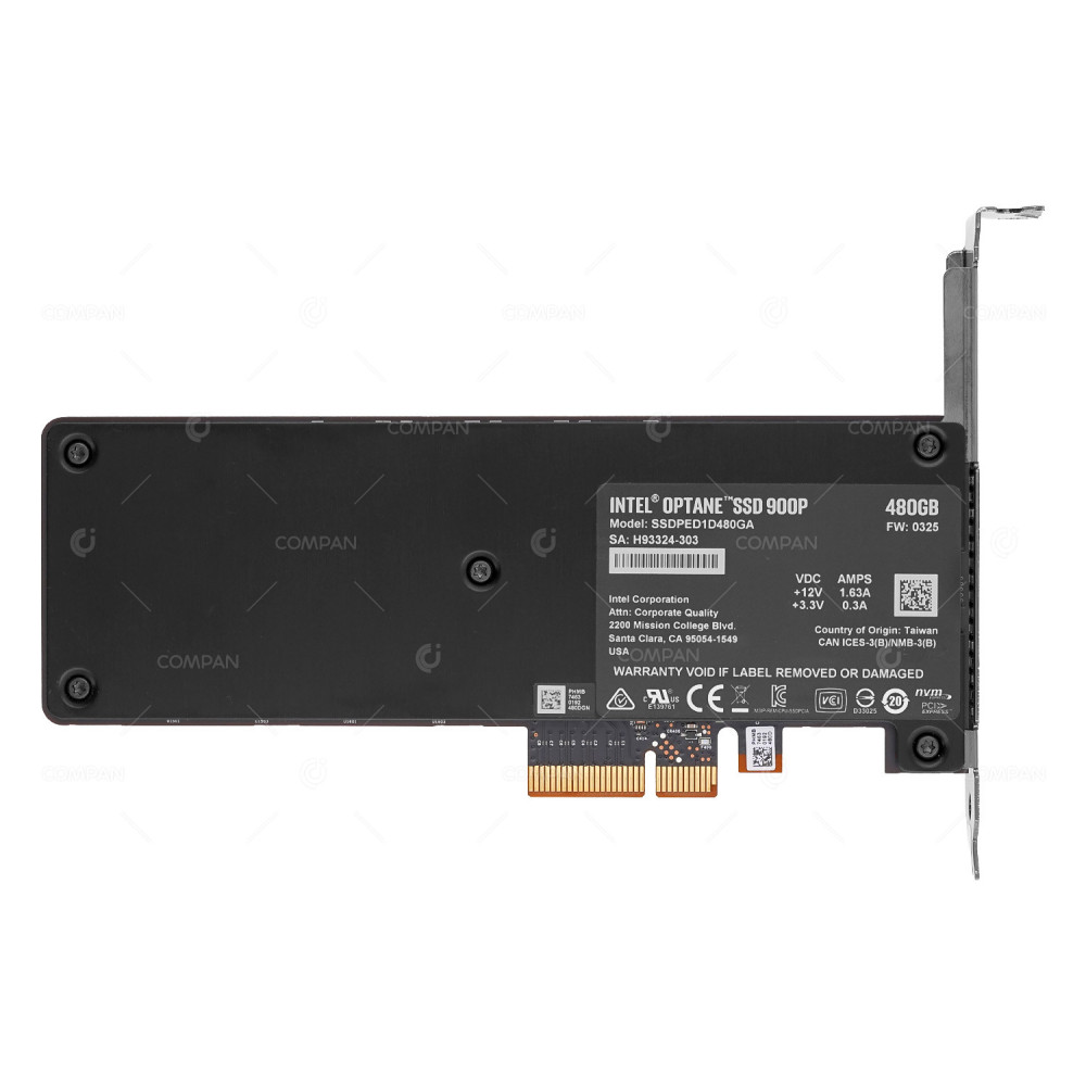 SSDPED1D480GA  INTEL OPTANE 900P NVME SSD 480GB PCIE 3.0 X4